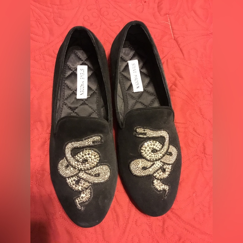 Steve Madden Loafers, Black